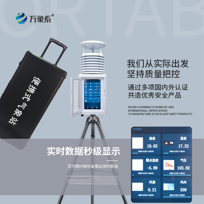 便攜式氣象監(jiān)測(cè)站